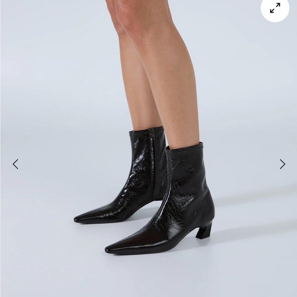 Tony Bianco Margot Glossy Black Heeled Boots